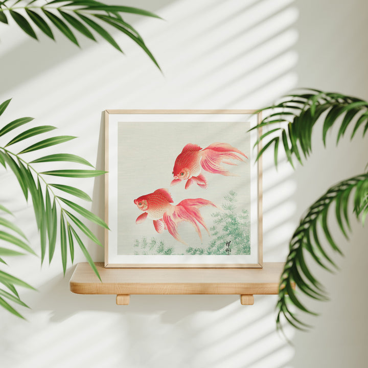 Square Wood Frame Mockup,Minimalist Art Print Mockup