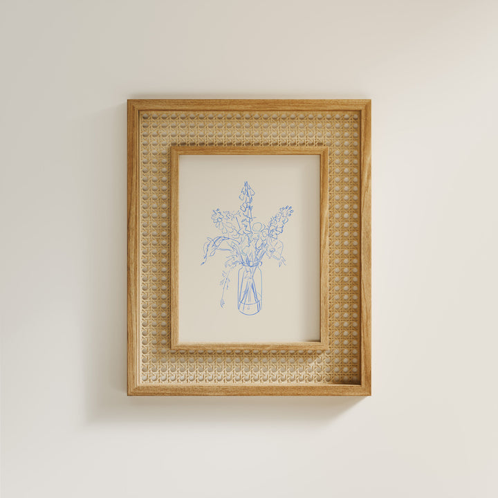 Minimalist 3x4 Wood Frame Mockup,Art Print Mockup,Room Wall Art Mockup