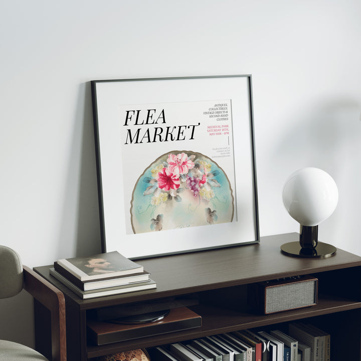 Square Black Frame Mockup in home Interior,Picture Frame Mockup