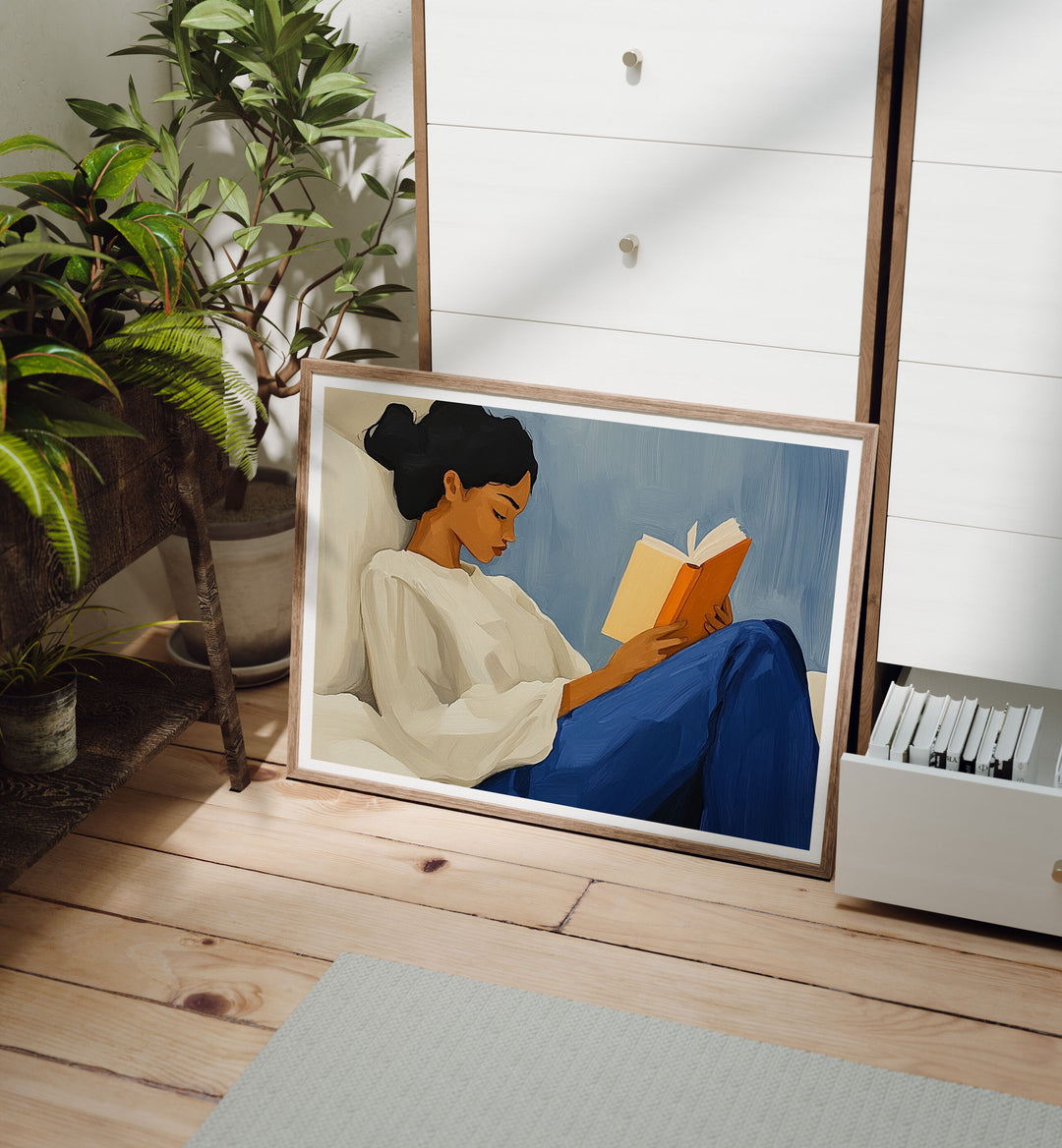 4x3 Horizontal Wood Frame Mockup,Picture Frame Mockup,Photoshop Templates