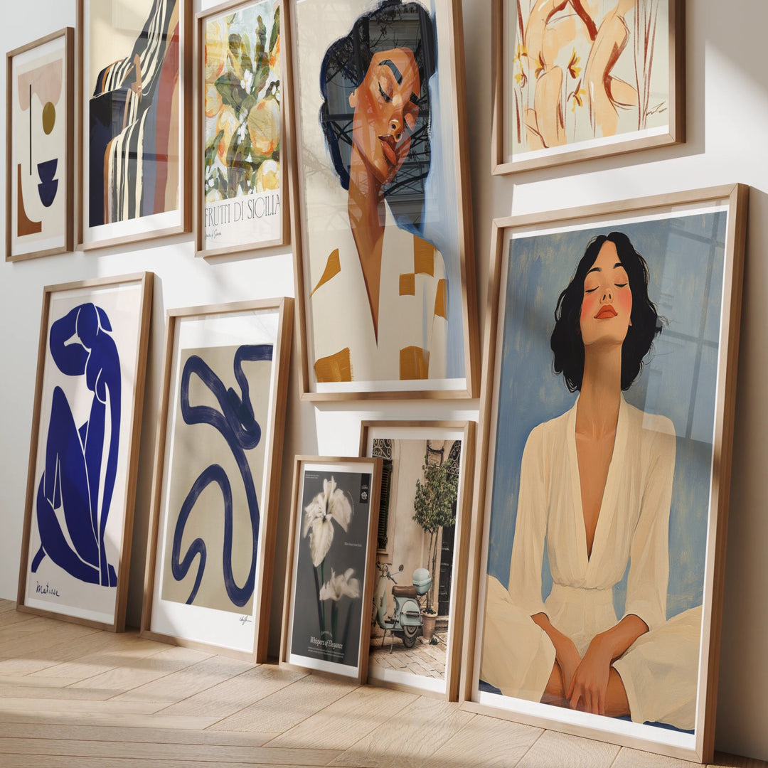 Animated Video Frame Set Mockup | Vertical 5x7 Ratio | 3 Scenes Gallery Mockup Video