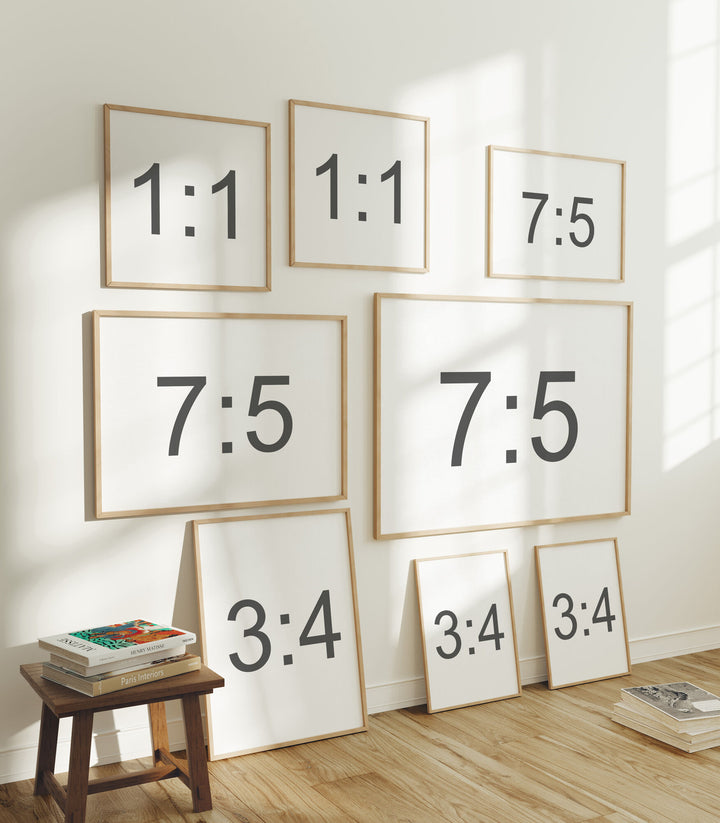 Set of 8 Gallery Wall Frames Mock-Up,Wall Art Mockup,Multiple Frames Mockup