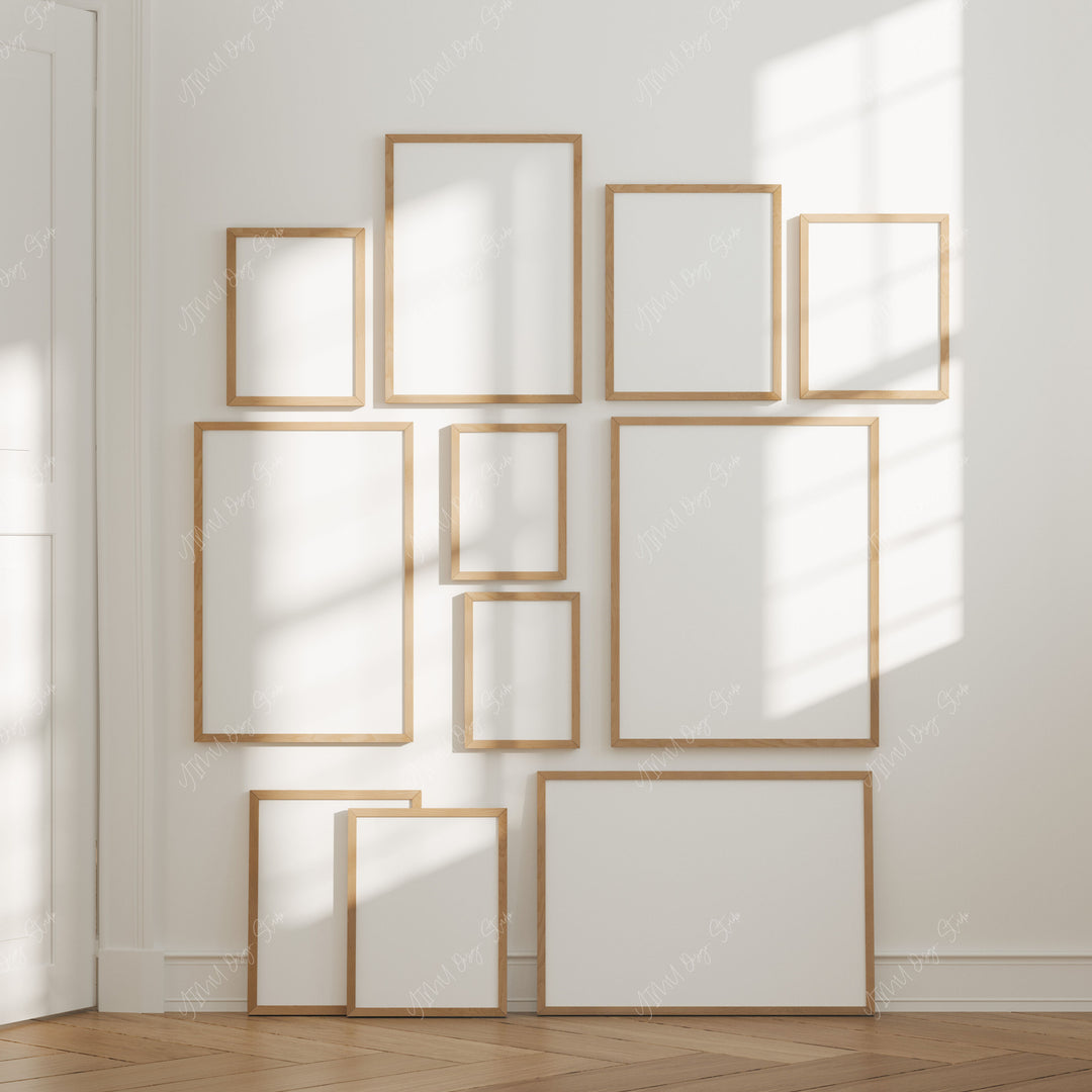 Gallery Wall Frame Mockup,11 Frames Template,Wall Art Mockup,Picture Frame Mockup