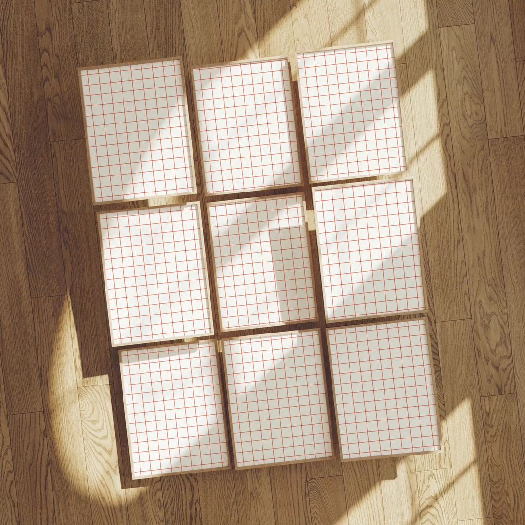 Animated Video Frame Set Mockup | Vertical 3x4 Ratio | 3 Scenes Gallery Mockup Video Mobile