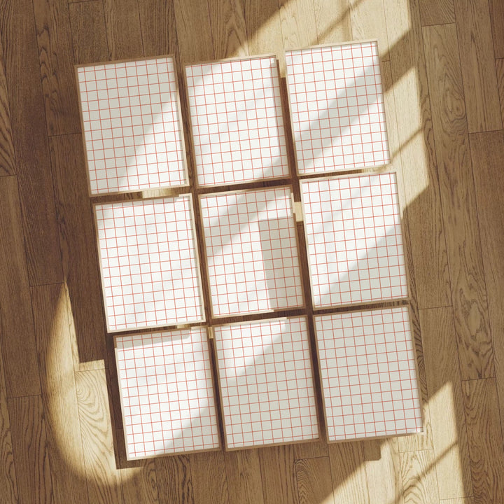 Animated Video Frame Set Mockup | Vertical 3x4 Ratio | 3 Scenes Gallery Mockup Video Mobile