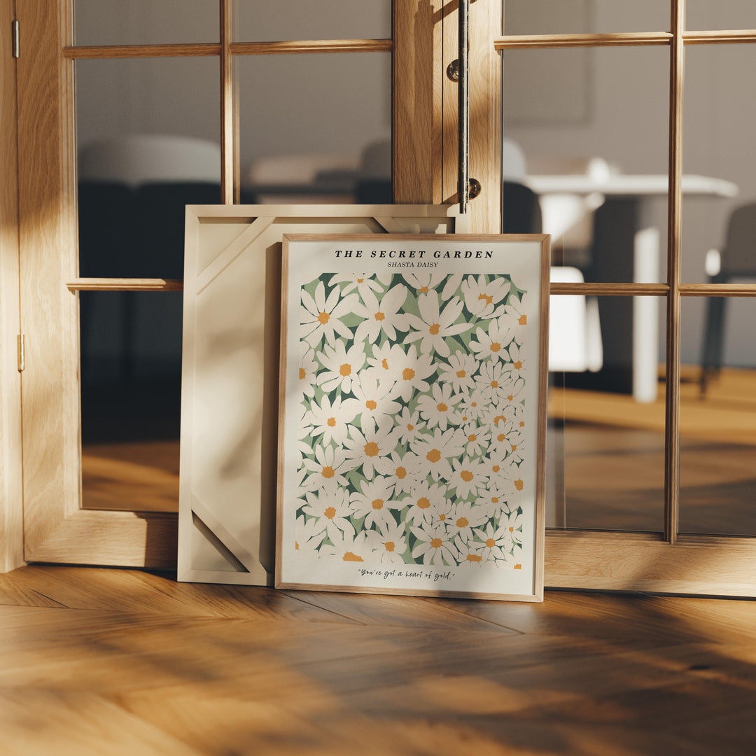 Wood Frame Mockup in Home Interior,3x4 Ratio Frame Mock-Up,Picture Frame Mockup