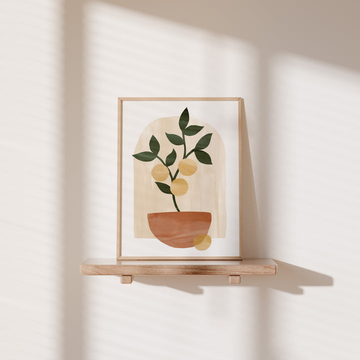 Minimalist 3x4 Wood Frame Mockup,Digital Art Mockup