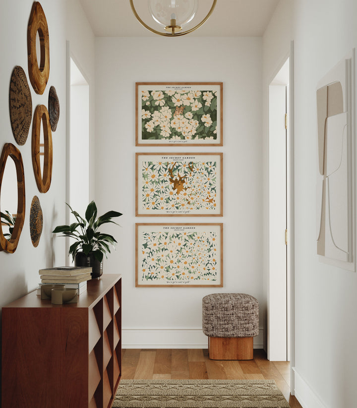 Set of 3 Horizontal Gallery Frame Mockup,7x5 Frame Mockups