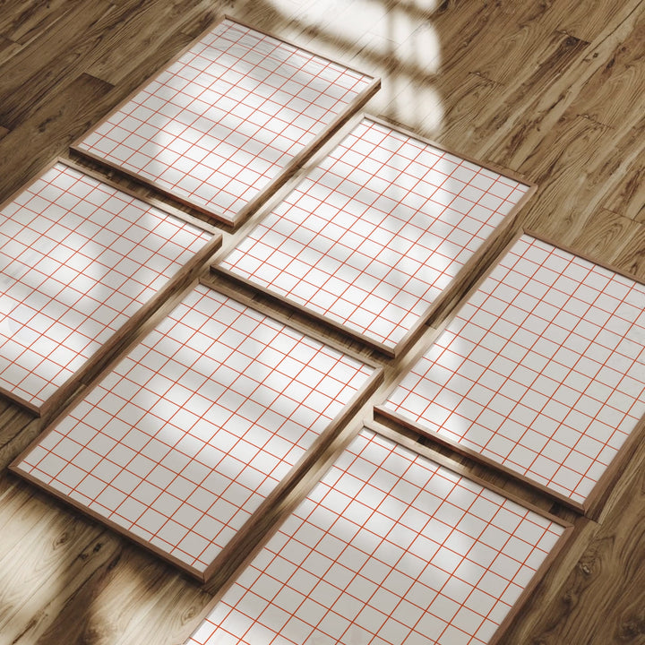 Animated Video Frame Set Mockup | Vertical 3x4 Ratio | 3 Scenes Gallery Mockup Video