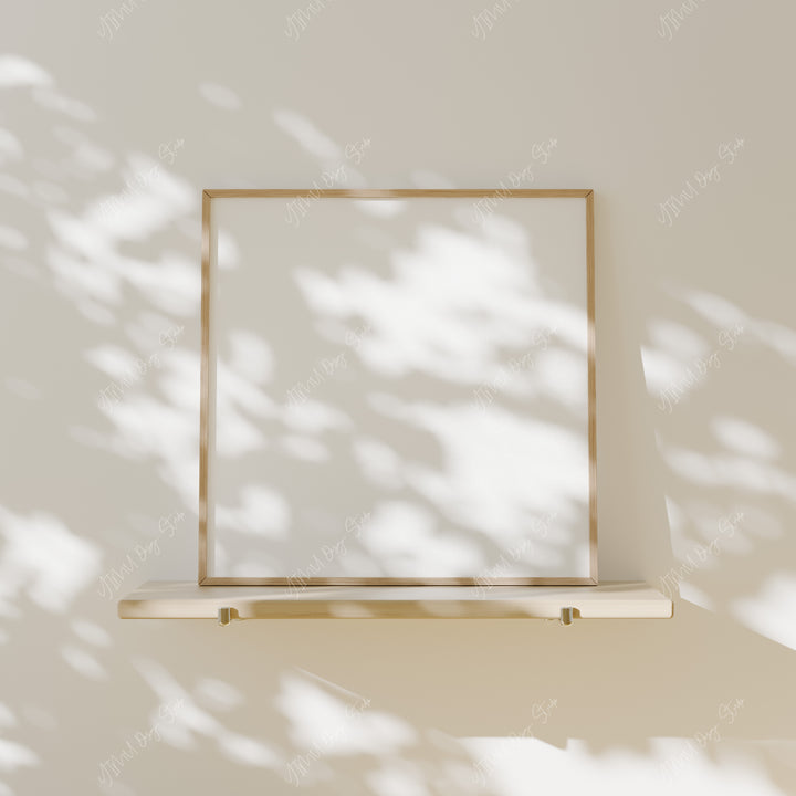 Minimalist Square Picture Frame Mockup,Art Print Mockup,Digital Frame Template