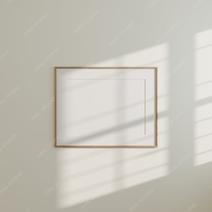 Wood Frame Mockups,7x5 Ratio Wall Art Mockup,Art Print Mockup