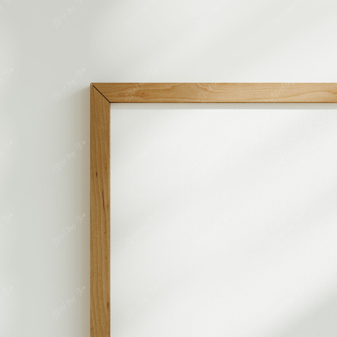 Close Up Detail Framed Canvas Mockup,Art Print Photoshop Mockup