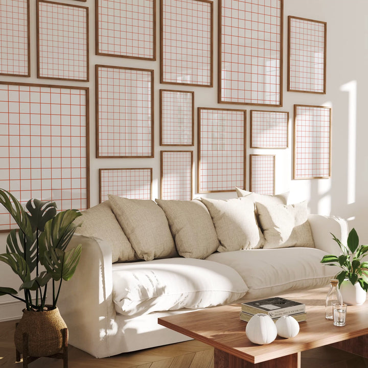 Gallery Frame Video Mockup | Vertical 5x7 Ratio | 4 Scenes Animated Mockup | Wall Art Video Mockup