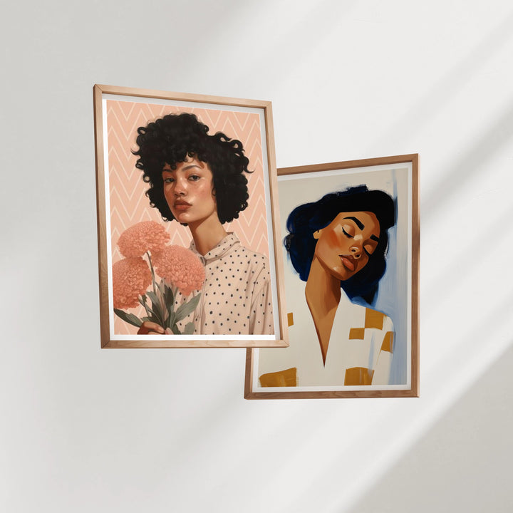 Animated Video Frame Set Mockup | Vertical 5x7 Ratio | 4 Scenes Frame Mockup Video | Poster Mockup Video | Minimalist Design