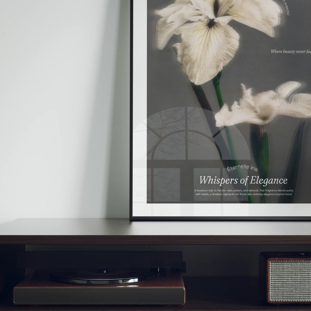 Animated Video Black Frame Mockup | Vertical 3x4 Ratio | 4 Scenes Interior Mockup Video | Wall Art Mockup Video Template