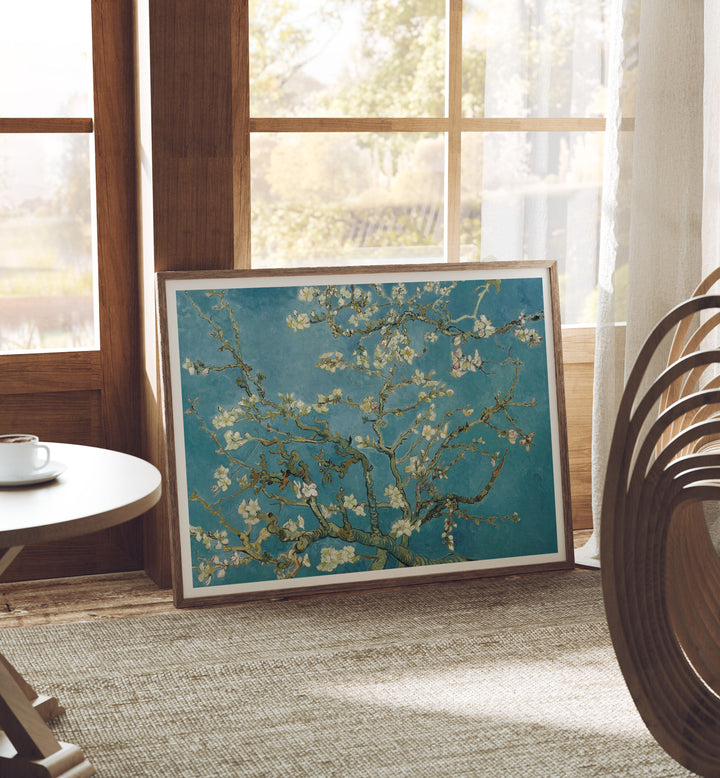 4x3 Horizontal Wood Frame Mockup,Art Print Mockup,Photoshop Templates