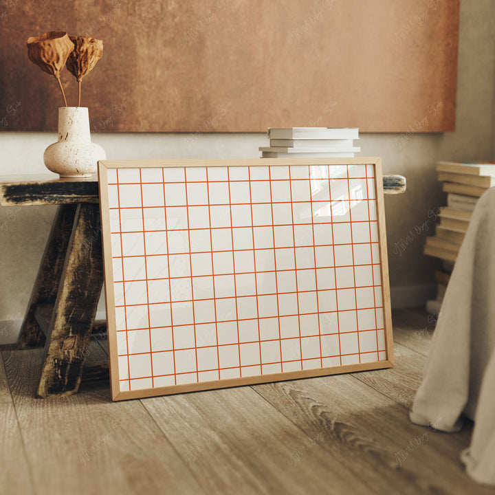 Horizontal Wood Frame Mockup,DIN A Wall Art Mockups,Digital Templates