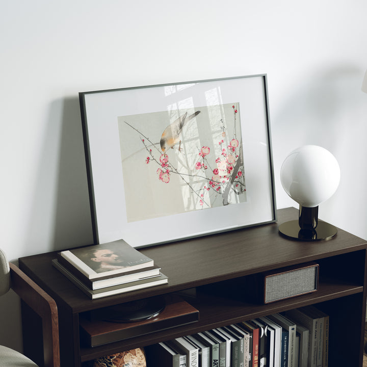 Black Frame Mockup in home Interior,4x3 Horizontal Frame Mock-Up with Reflection