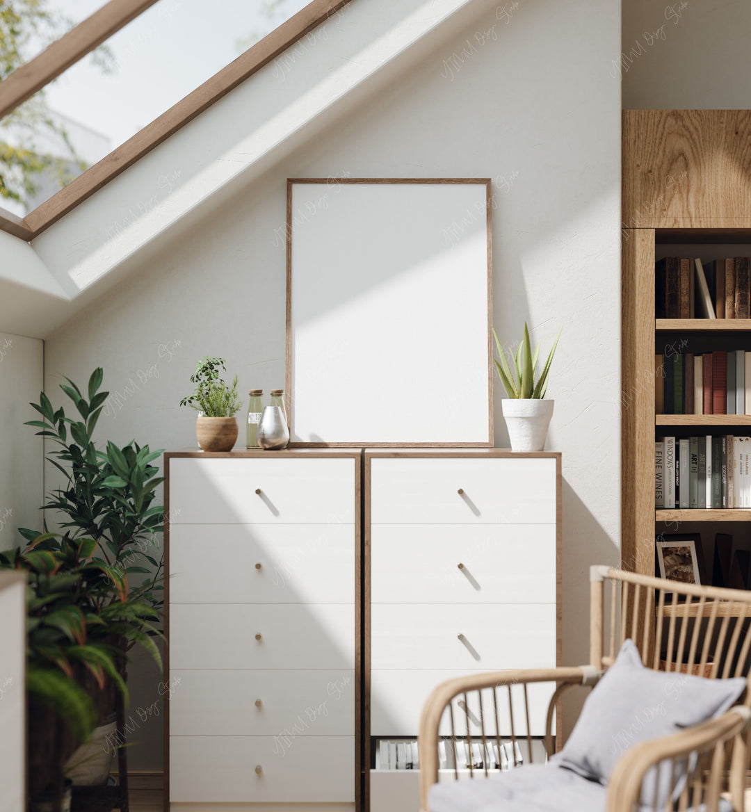 3x4 Wall Art Mockup,Digital Template,Psd Smart Object