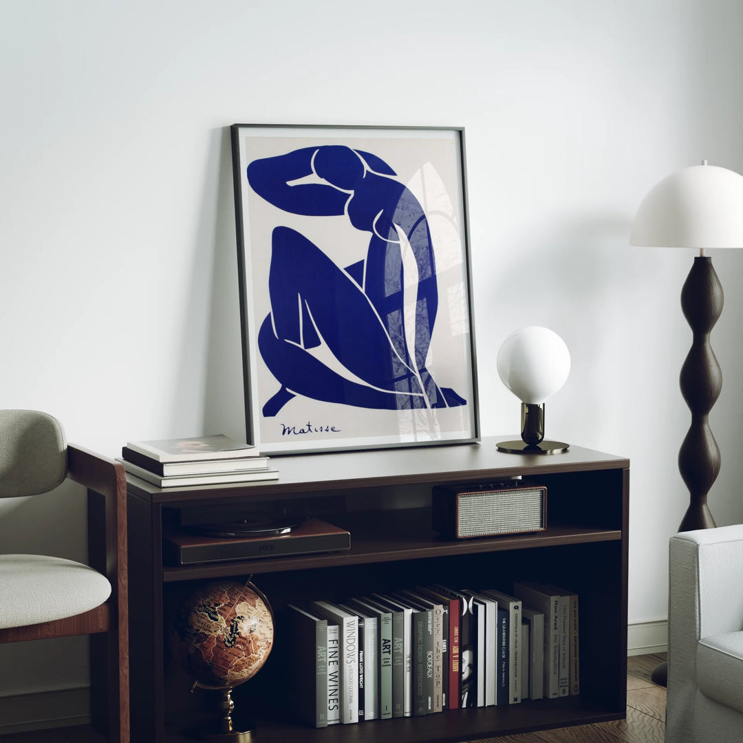 Animated Video Black Frame Mockup | Vertical 3x4 Ratio | 4 Scenes Interior Mockup Video | Wall Art Mockup Video Template