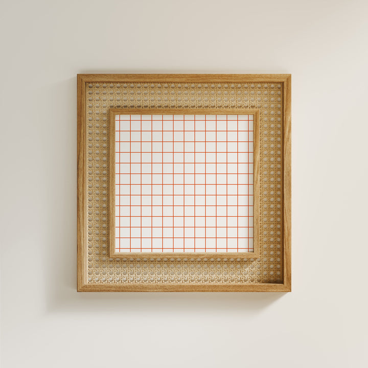Minimalist Square Wood Frame Mockup,Picture Frame Mockup