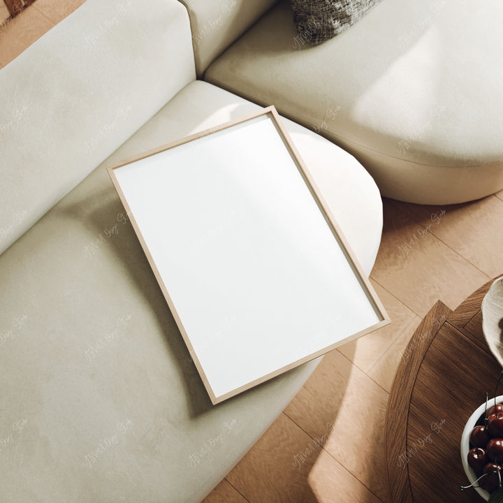 5x7 Vertical Wood Frame Mockup,Art Print Mockup,Photoshop Templates