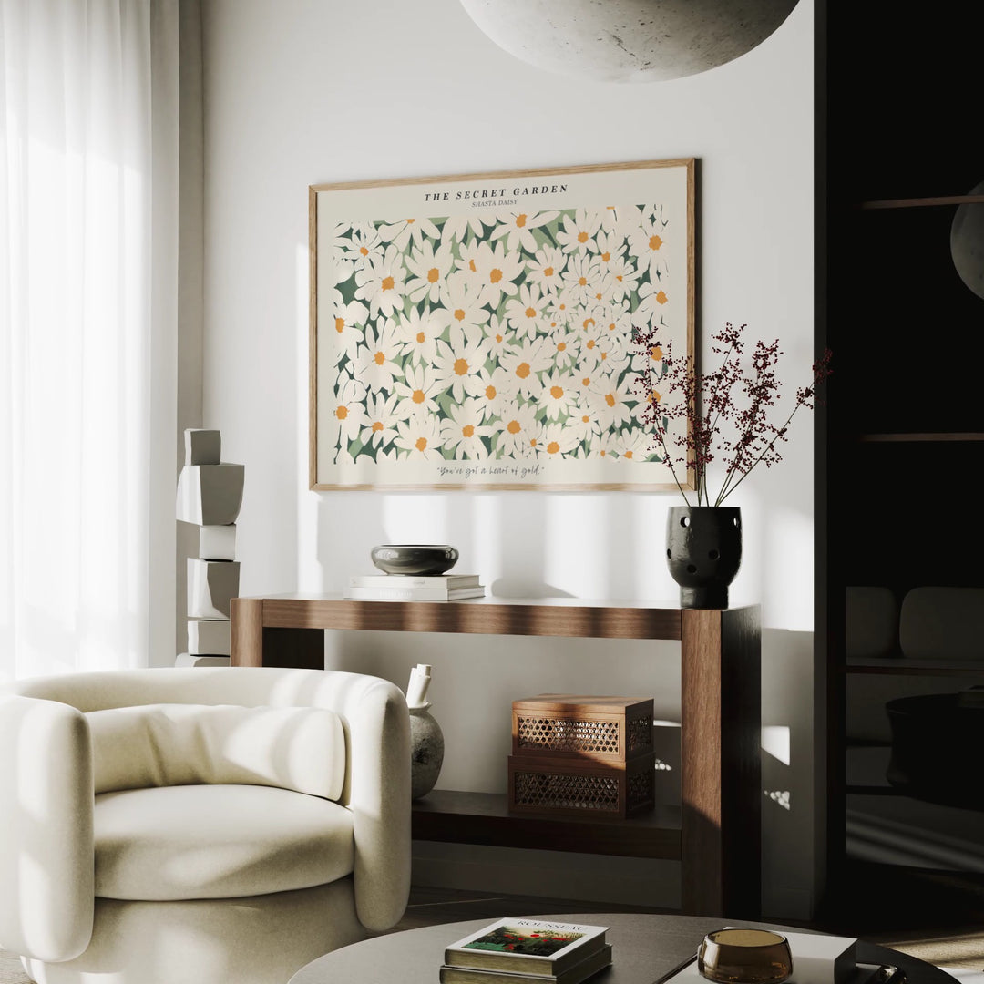 Animated Video Wood Frame Mockup | Horizontal 4x3 Ratio | 3 Scenes Interior Mockup Video