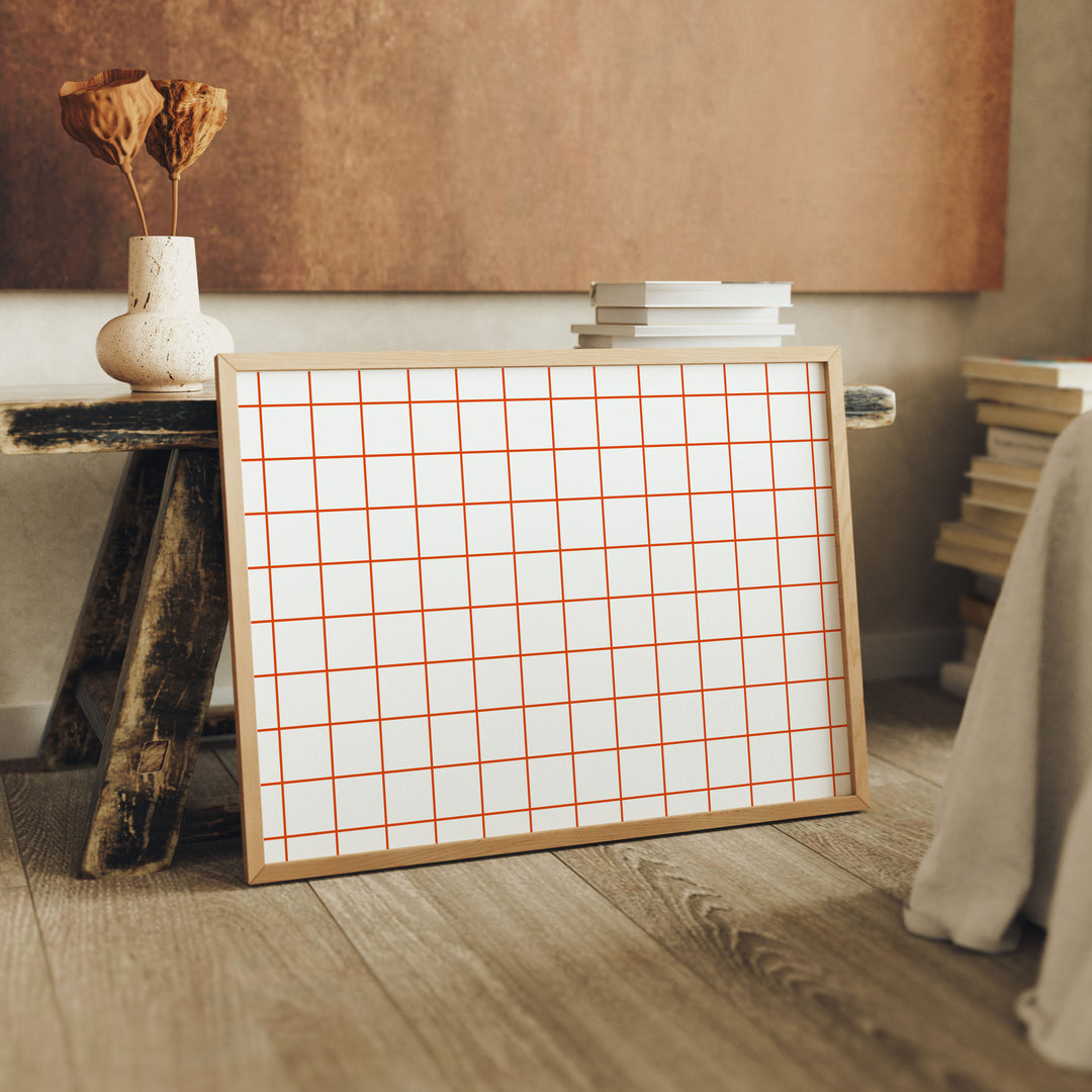 Horizontal Wood Frame Mockup,DIN A Wall Art Mockups,Digital Templates