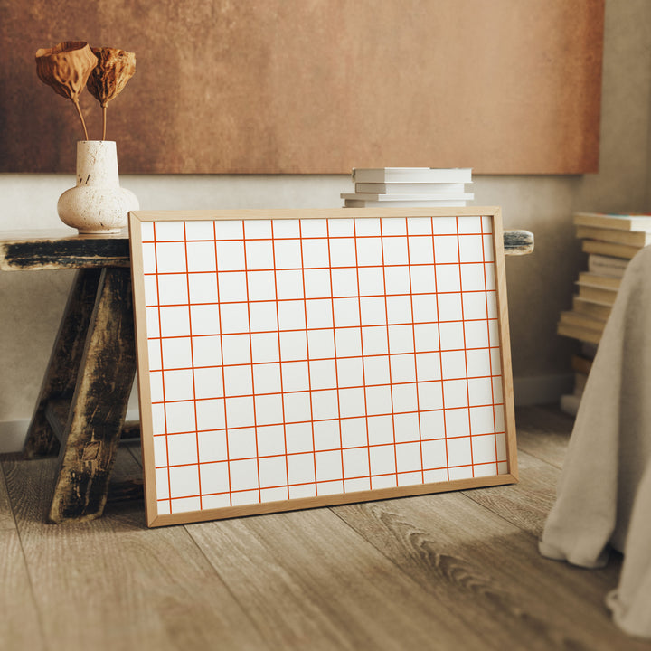 Horizontal Wood Frame Mockup,DIN A Wall Art Mockups,Digital Templates