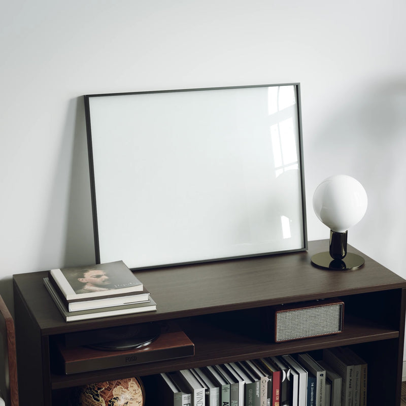 Animated Video Black Frame Mockup | Horizontal 14x11 Ratio | 4 Scenes Interior Mockup Video