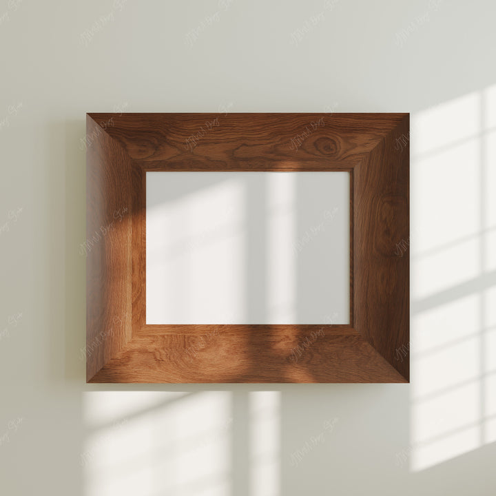 4x3 Horizontal Frame Mock-Up in Home Interior,Picture Frame Mockup