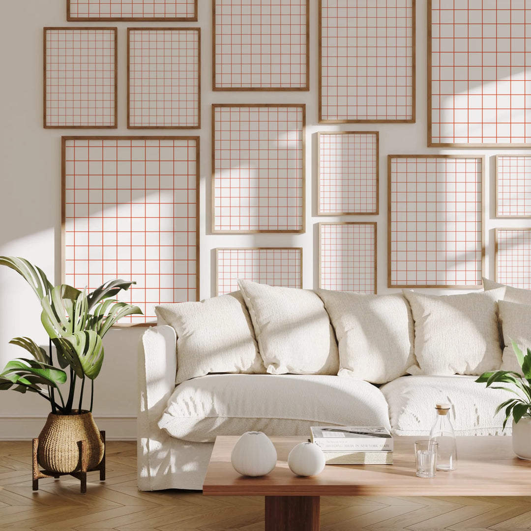 Gallery Frame Video Mockup | Vertical 5x7 Ratio | 4 Scenes Animated Mockup | Wall Art Video Mockup