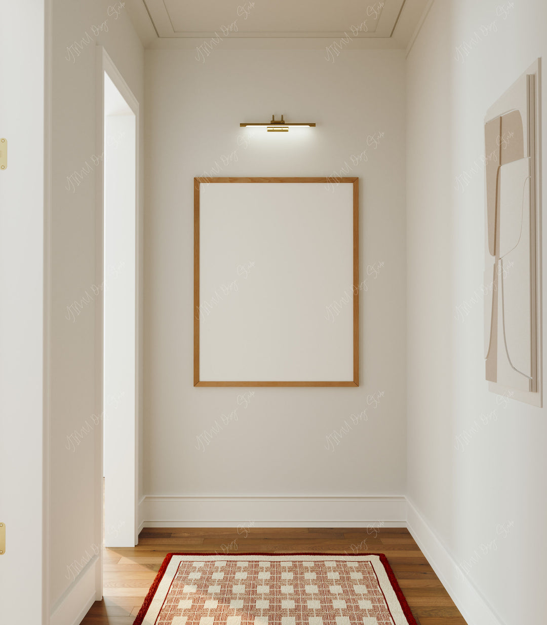 3x4 Vertical Frame Mock-Up,Poster Mockup,Digital Template