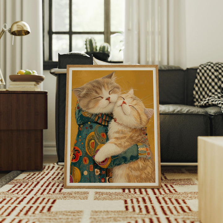 3x4 Wood Frame Mockup in Home Interior,Art Print Mockup,Photoshop Mockup