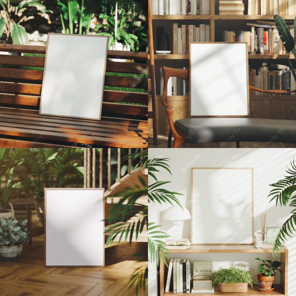 20 Frames Mockup Bundle Set,Picture Frame Mockup,Digital Template,Interior Art Mockup