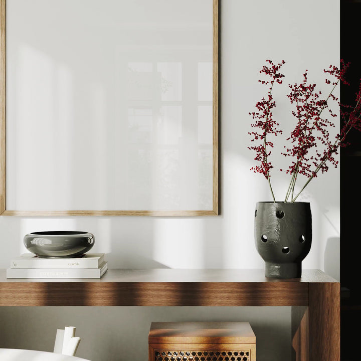 Animated Video Wood Frame Mockup | Vertical 3x4 Ratio | 3 Scenes Interior Mockup Video | Wall Art Mockup Video