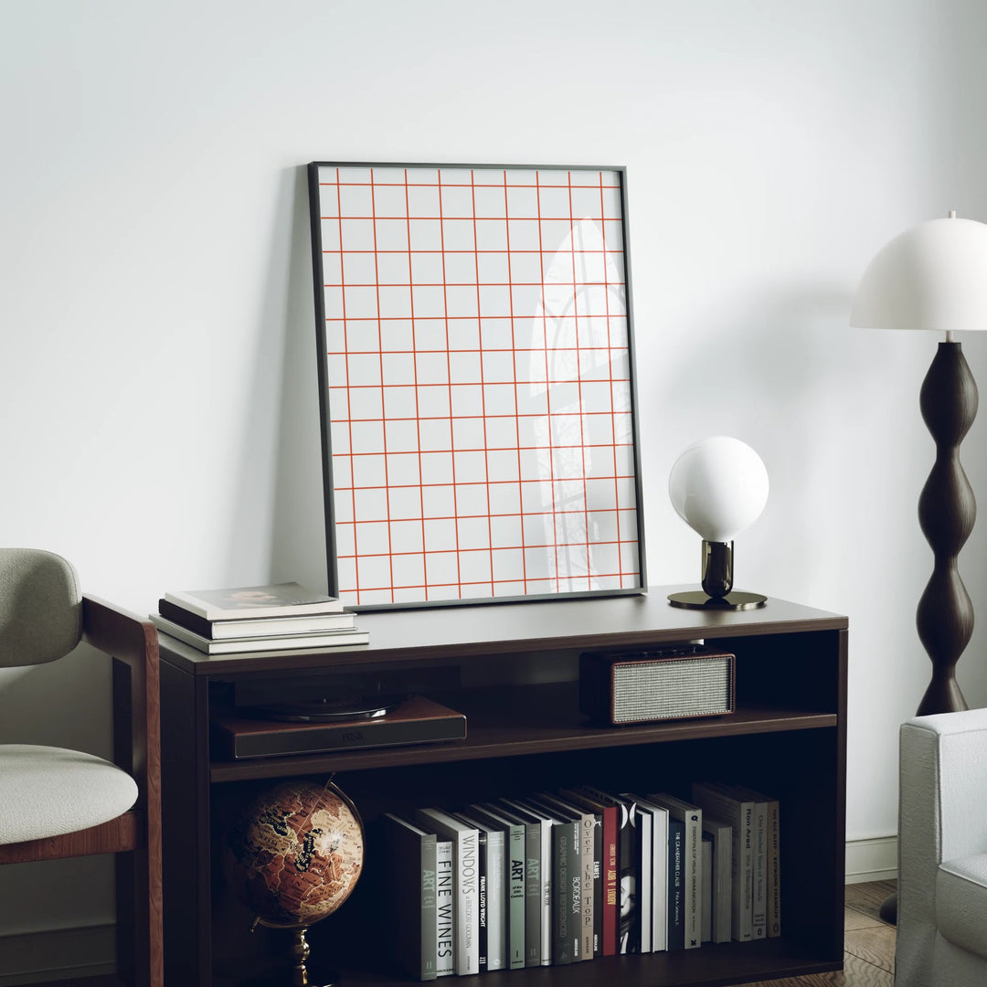 Animated Video Black Frame Mockup | Vertical 3x4 Ratio | 4 Scenes Interior Mockup Video | Wall Art Mockup Video Template