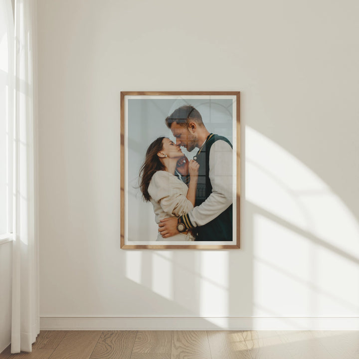 Animated Video Wood Frame Mockup | Vertical 3x4 Ratio | 3 Scenes Interior Mockup Video