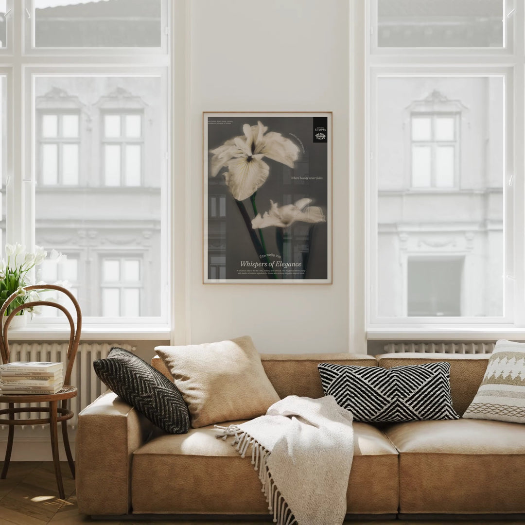 Animated Video Frame Mockup | Vertical 3x4 Ratio | 3 Scenes Interior Mockup | Wall Art Video Templates