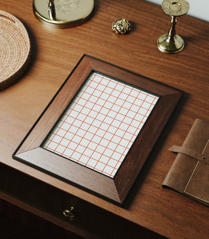 5x7 Wood Frame Mockup in Home Interior,Art Print Mockup,Picture Frame Mockup