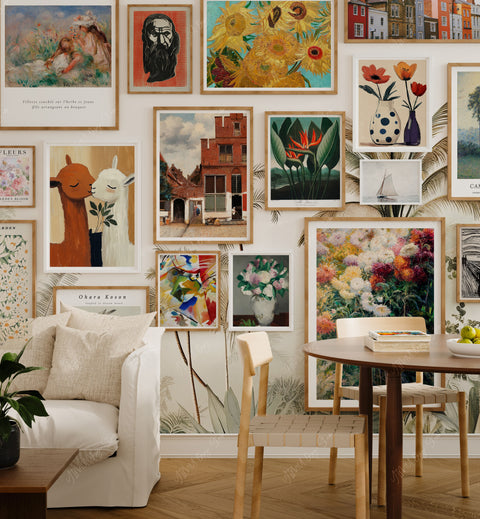 5x7 wall art mockup scene for framed artwork, prints, and online shop images
