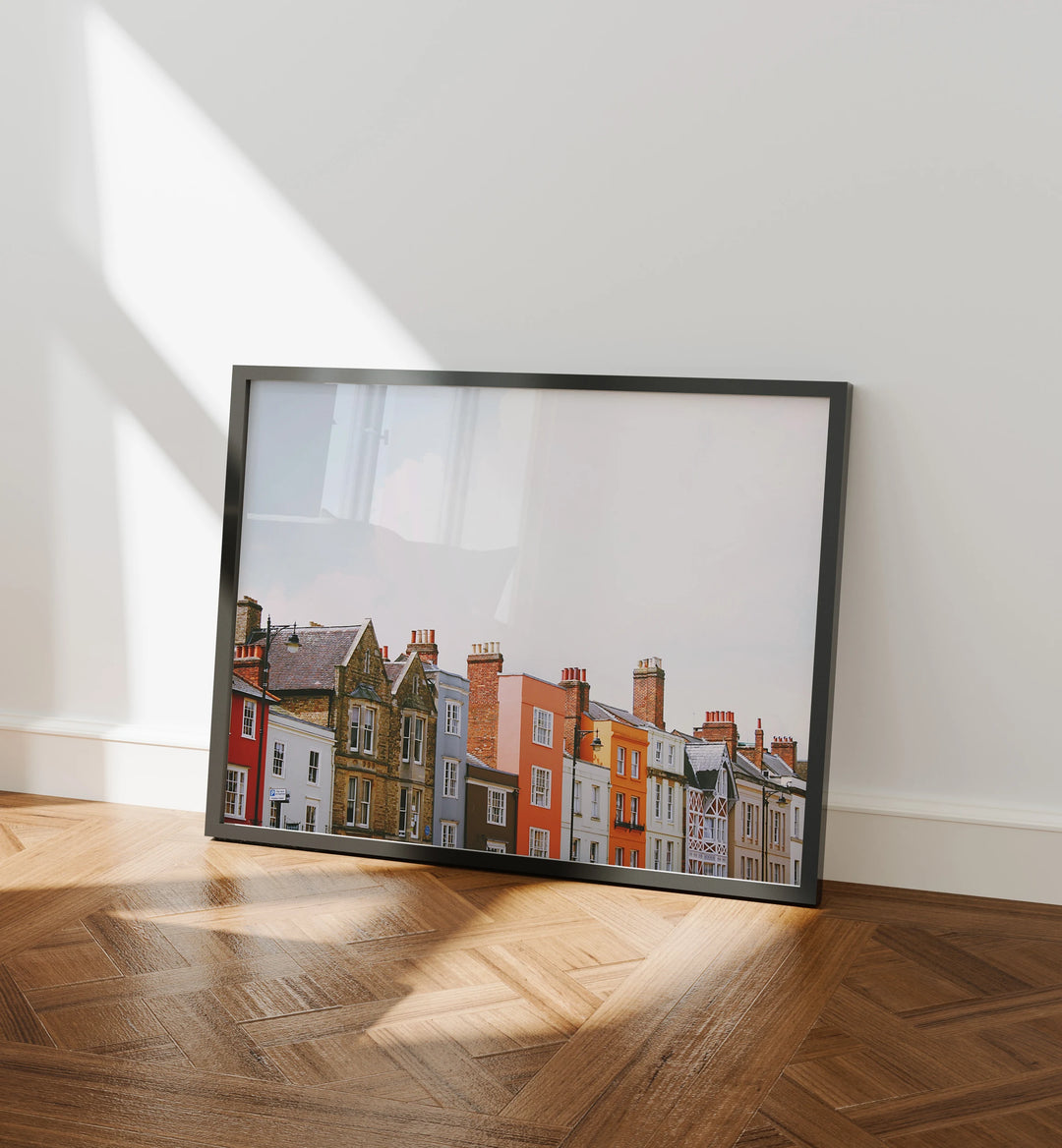 Horizontal Black Frame Mockup with Reflection,4x3 Wall Art Mockups,Picture Frame Mockup,Psd Smart Object