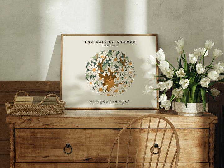 Horizontal Boho Wood Frame Mockup in Living Room,4x3 Ratio Photo Mockup,Art Print Mockup,Picture Frame Mockup,JPG PSD Smart Object