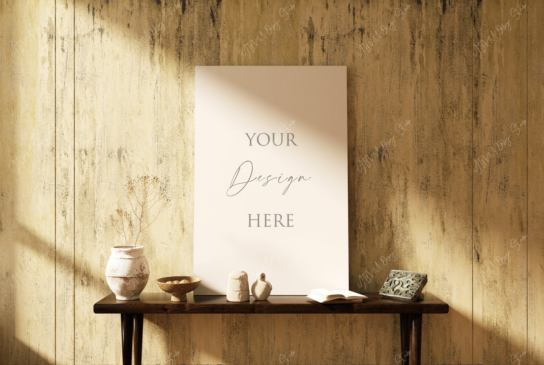 Vertical Poster Mockup,Artwork Mockup,5x7Art Print Mockup