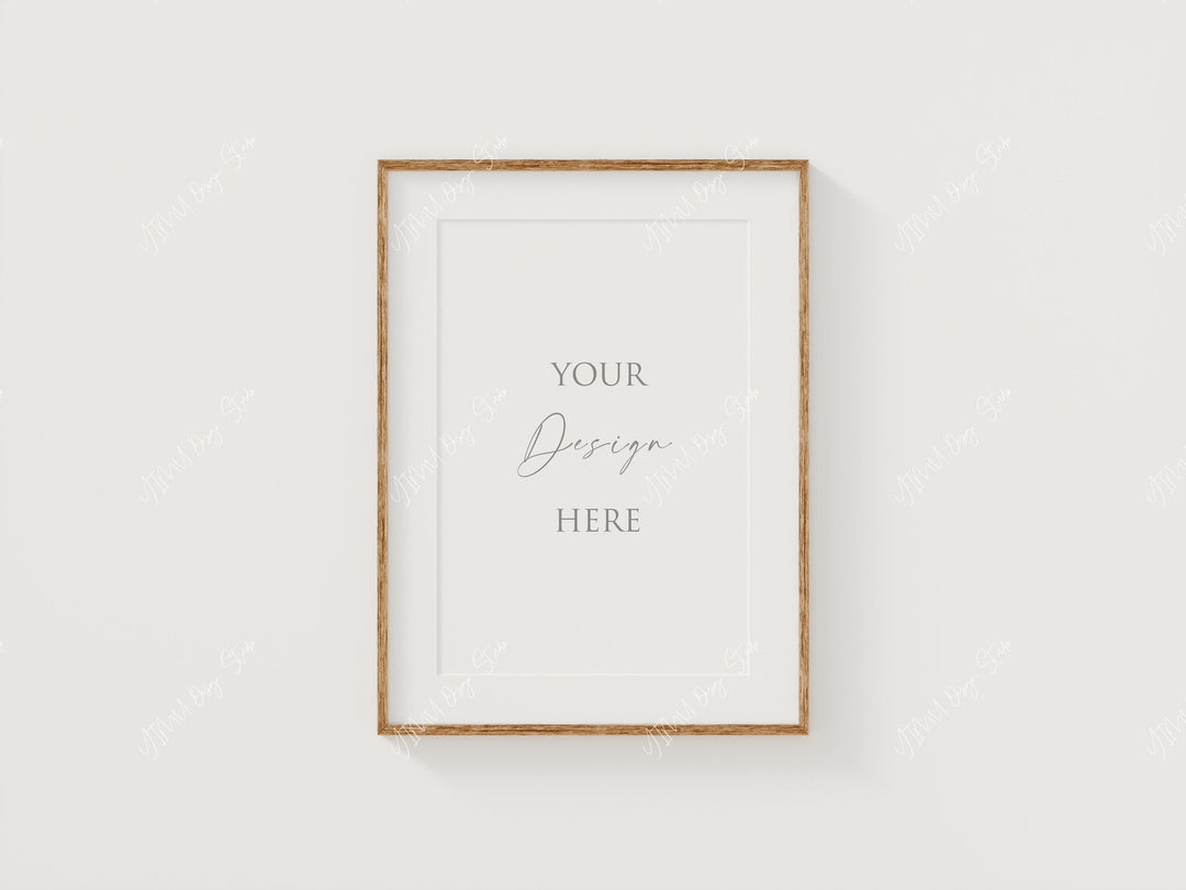 Close up Frame Mockup, Minimalist Vertical Frame Mockup,Wall Art Mockup