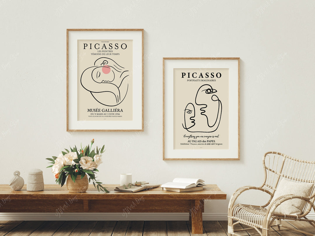 2 Frames Mockup,Vintage Interior Mockup,5x7 Ratio