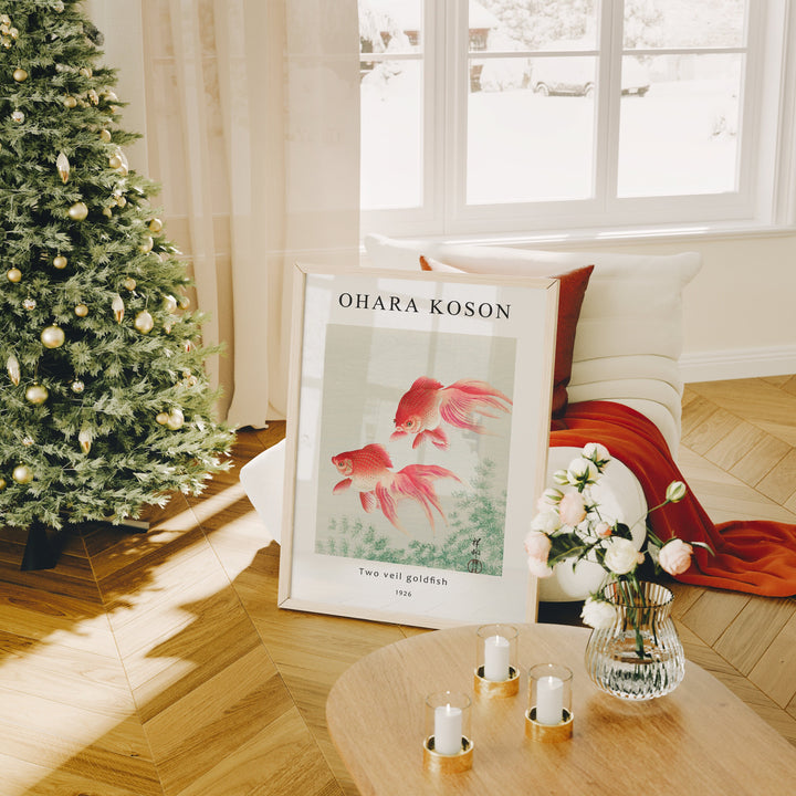 Wood Frame Mockup Festive Interior Scene,5x7 Ratio Frame Mockup