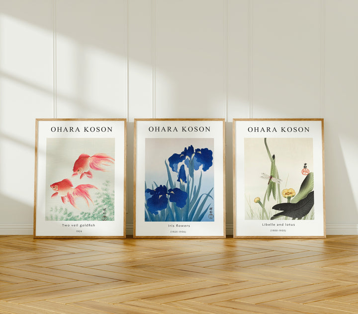 Set of 3 Wood Frame Mockup,3x4 Ratio Minimalistic Boho Frame Interior Poster Mockup