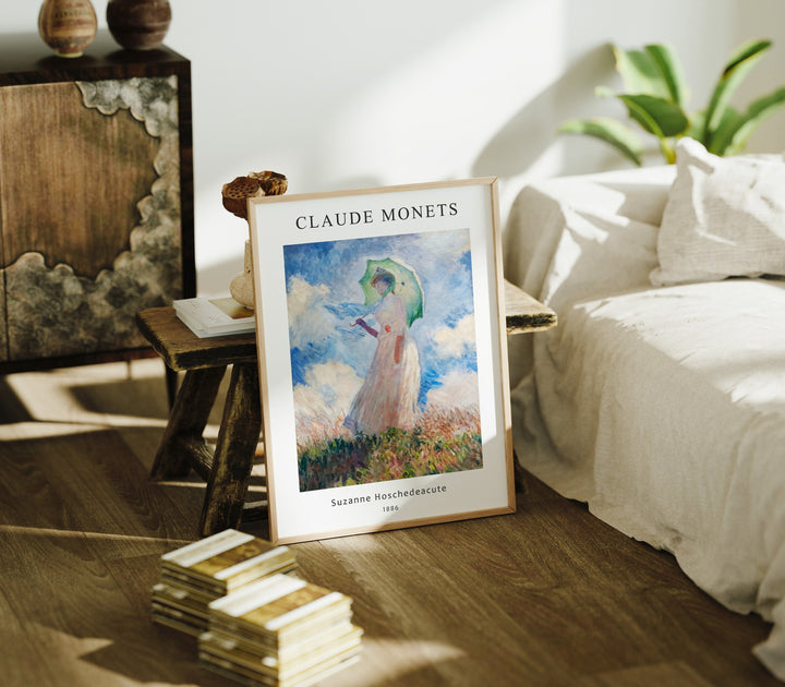 Boho Wood Frame Mockup,3x4 Ratio Vertical Frame Mock-Up,Art Print Display