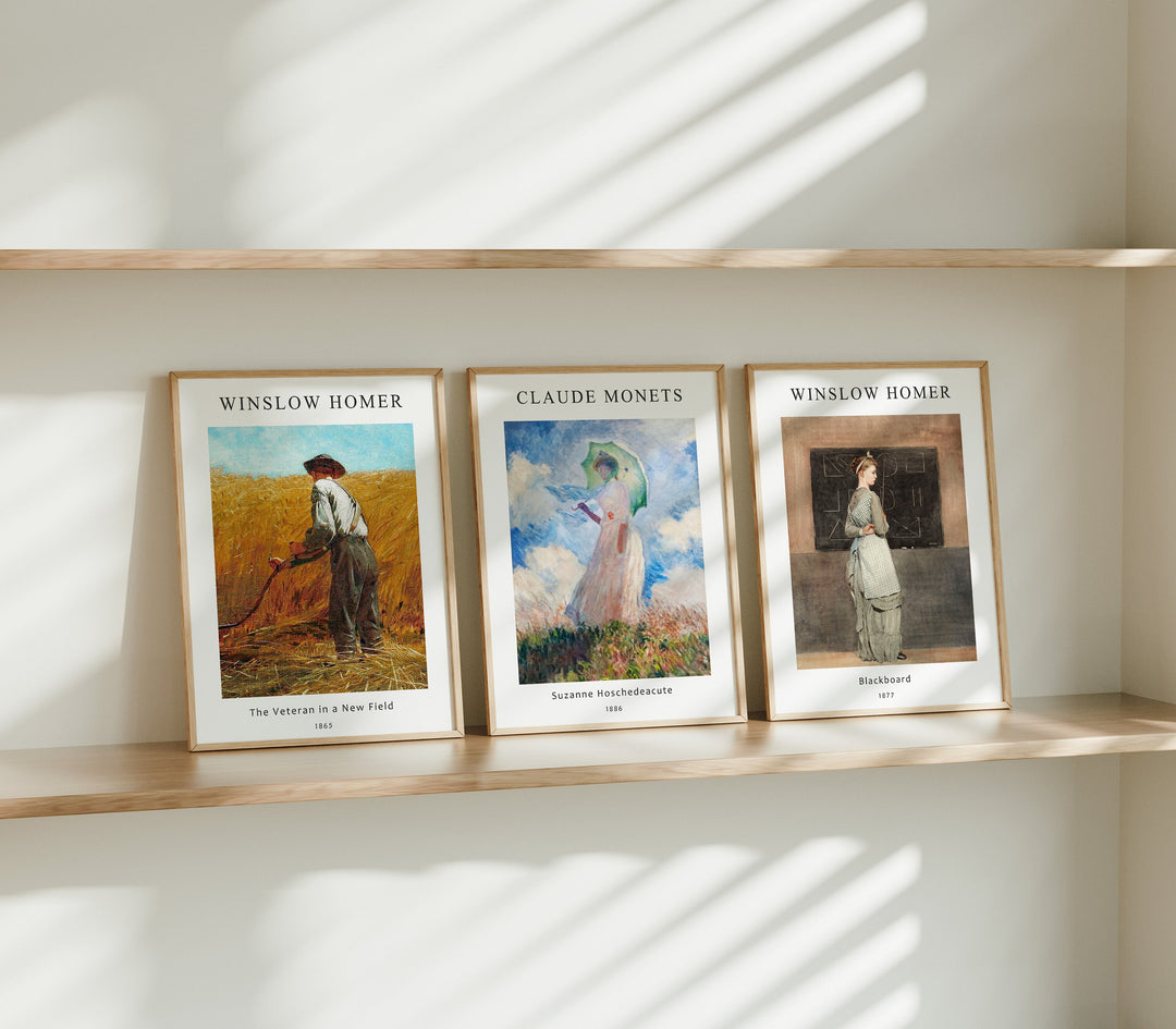 Set of 3 Wood Frame Mockup,3x4 Ratio Minimalist Frame Mock-Up